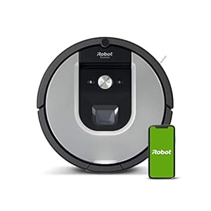 iRobot Roomba 971 Appsteuerbarer Saugroboter/StaubsaugerRoboter mit zwei Gummibürsten,Ideal bei Haustieren,Lädt auf…