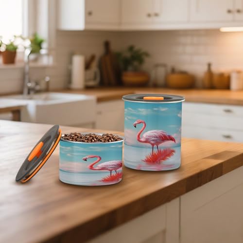 Contenedor hermético de acero para café de 500 ml miniatura 6
