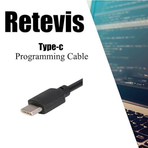 Retevis RT622P USB Programming Cable Type-C Compatible Walkie Talkie RT665 RB619 RT622P RB666 Type-C 2 Way Radio Programming Cable (1 Pcs) - Image 4
