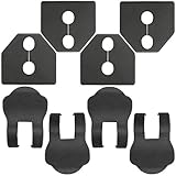 ネグエス 互換性 スバル ドア ストライカーカバー ストッパーカバー ブラック