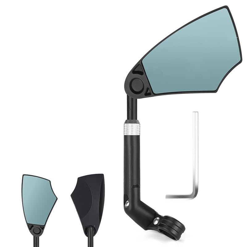 Rétroviseur scooter électrique rotatif 360 pour éliminer l'angle mort