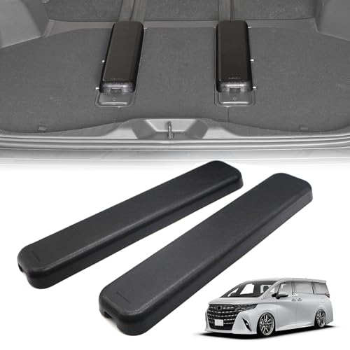 Hasiro 新型 アルファード適合 40系 レールカバー キズ止め ヴェルファイア適応 シートレールカバー 汚れ防止 3列目 カバー カスタム パーツ 簡単取付 荷室カバー 2枚セット