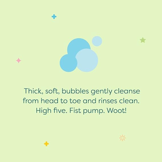 Babyganics Bubble Bath, Gently Cleanses, Fragrance Free, 20 Fl Oz, Packaging May Vary