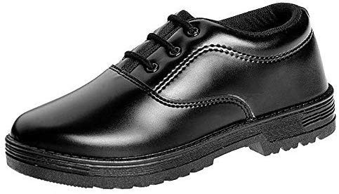 Image of Onbeat Boys Black School Shoes