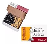 Jaehrig Peças de Xadrez Profissional Chumbadas Rei 10cm, 2 Jogadores