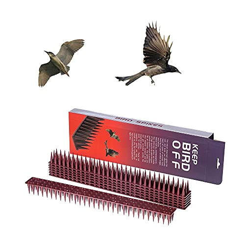 ZJZ Lot de 10 pics de mur et de clôture, répulsifs aux chats, anti-escalade pour petits oiseaux, pigeons, chats Cover