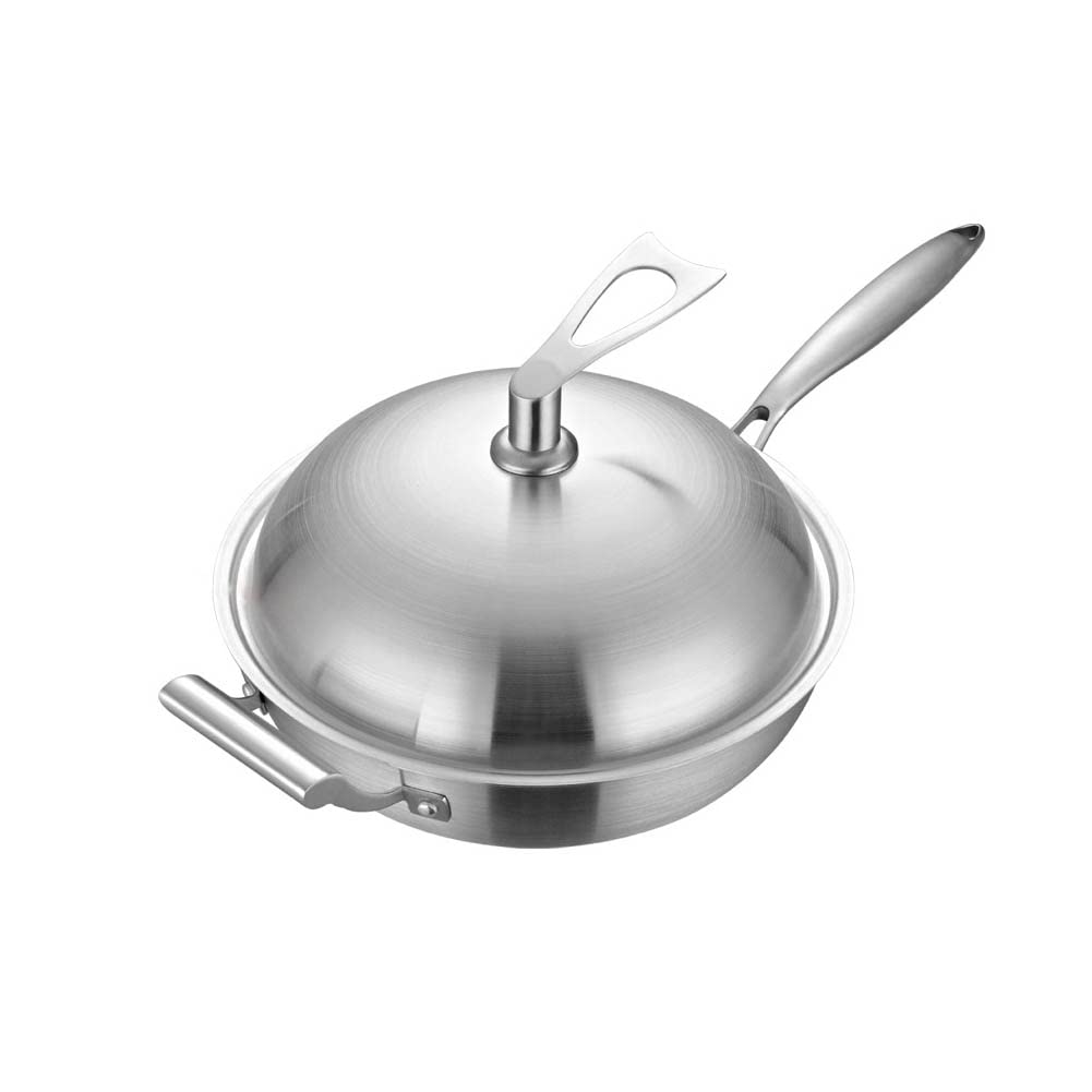 30cm ステンレス フライパン*5 Amazon | ステンレス フライパン 30cm/32cm/34cm 304ステンレス