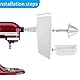 Gdrtwwh Zitrussaftpresse Aufsatz für Standmixer von KitchenAid, Zitrussaftpresse-Aufsatz für JE-Standmixer