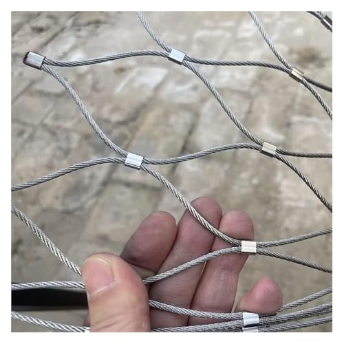 Filet de sécurité flexible en acier inoxydable pour balcon, cage de volaille pour animaux