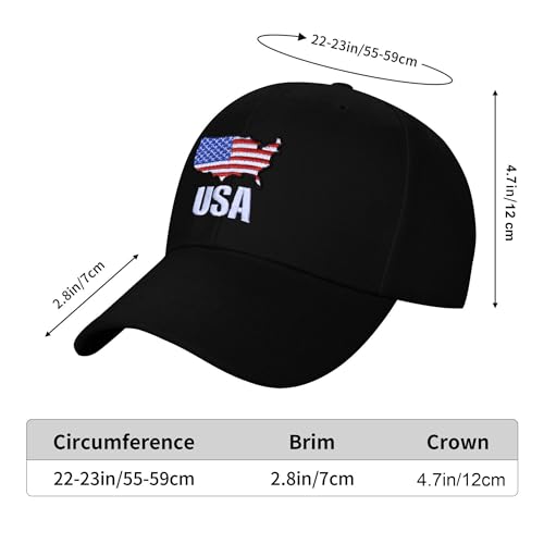 Image of Embroidered Baseball Cap for Women Men Adjustable Baseball Hat Black Baseball Cap Trucker Hat