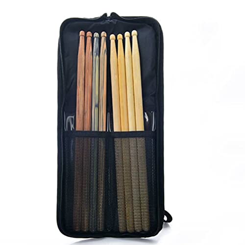 MILISTEN Bolsa portátil para bateria com baquetas e baquetas bolsa de ombro, porta-baquetas