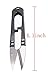 Penta Angel 4.1inch Sewing Scissors Yarn Thread Scissors Mini Small Snips Trimming Nipper - Great for Stitch,DIY Supplies (3PCS, Gray)