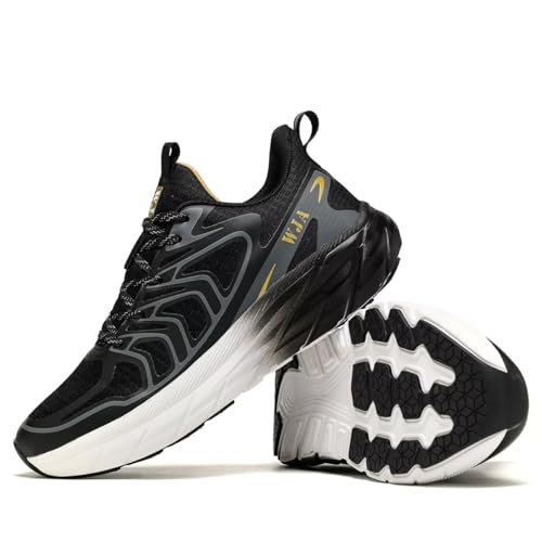 Image of WJA Men's Road-Running-Shoes Walking Fashion Athletic Sneakers Comfort Lightweight Working Gym Mesh Shoes.