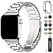 Fullmosa Metallarmband Kompatibel mit Apple Watch Armband 41mm 40mm 38mm Damen Herren, Edelstahl Bands für iwatch SE 3 2 1 Series 9 8 7 6 5 4 3 2 1, Sternenlicht
