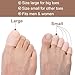 Alpinleux 20 Pack Gel Toe Protectors, Soft Elastic Toe Covers, Toenail Cushions Toe Cap Toe Sleeves for Ingrown Toenails, Missing Toenails, Blisters, Corns, Calluses, Hammer Toes (Small+Large)