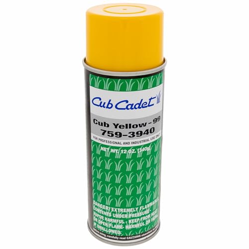 CUB CADET 759-3940 Cub Yellow 99 Spray Paint 12oz Aerosol Spray Paint Can - Thumbnail 7