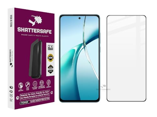 Image of Shattersafe Oleophobic Tempered Glass Screen Protector Compatible For Oneplus Nord CE 4 5G [Pack of 1]. Edge To Edge Full Screen Protection With Easy Installation Kit & Case Friendly Fit.