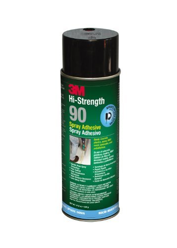 3M Hi-Strength 90 Spray Adhesive, INVERTED 24 Fl. Oz. (Net Wt 17.6 oz.) aerosol (Pack of 1) by 3M