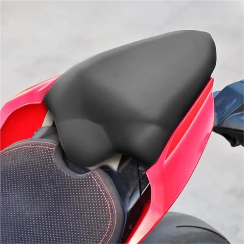 Siège arrière passager de moto Panigale V4 finition noire haute densité