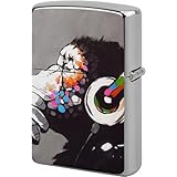 Zippoゴリラ バンクシー Banksy 喫煙具 互換性があ 金属 交換用外側 誕生日 父の日 プレゼント コレクション 個性 贈り物