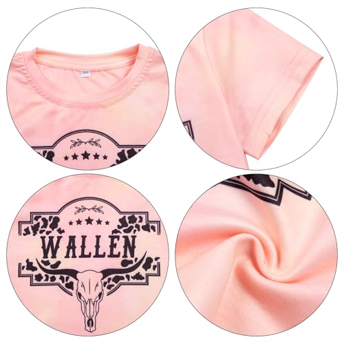 Image of Girls Western Shirt Toddler Tassels Cowgirl T-Shirt Im The Problem Country Concert Shirts Summer Short Sleeve Top
