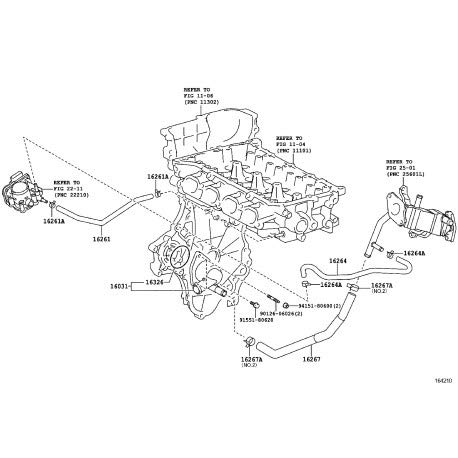 Image of Toyota Genuine Parts - Inlet Sub-Assy, Wate (16031-37010)