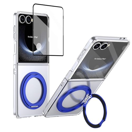 Coque Samsung Galaxy Z Flip8 antichoc avec anneau rotatif 360 degrés