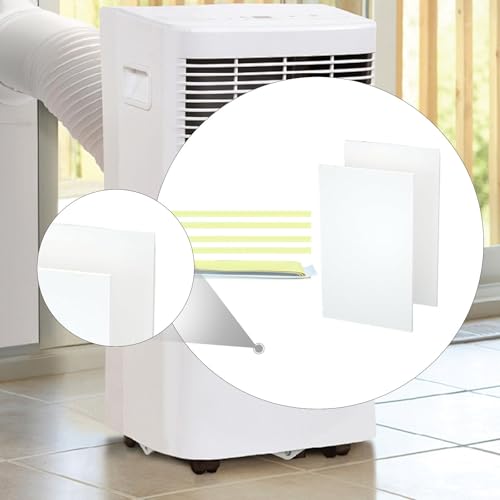Fonowx 2 Stück Isolierplatten für Fensterklimaanlagen, Sommer/ Winter-5