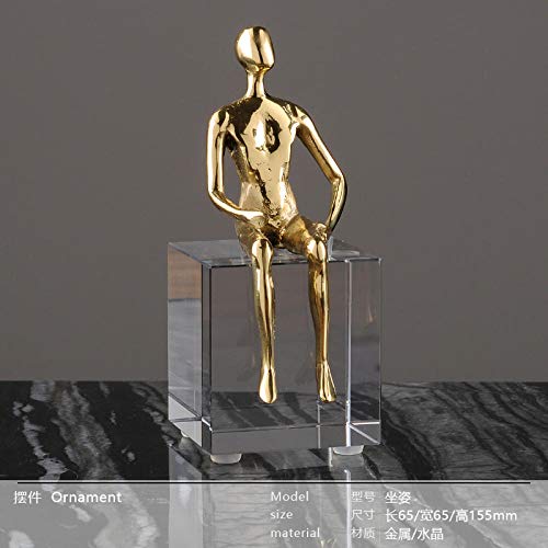 Modèle Chambre Décoration KELIEQA Statue Cristal Cadeau Maison Idéal