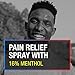 Icy Hot Medicated Pain Relief Spray Maximum Strength - 3.7 Ounces each (Value Pack of 2)