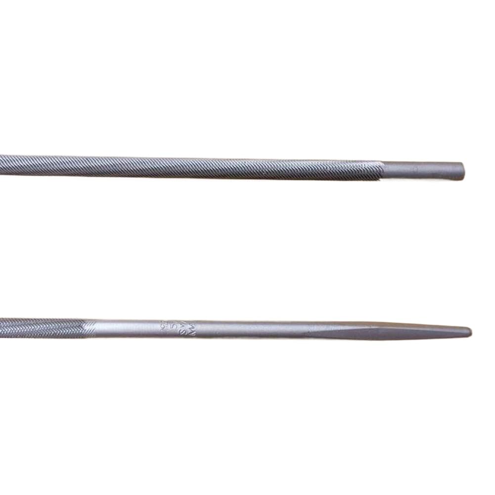 Lima per Motosega da 12 Pezzi Lima per affilare la Motosega da 5/32 Pollici 4,0 mm Compatibile con 70504