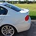 Pre-painted Trunk Spoiler Compatible With 2006-2011 BMW 3-Series E90, M3 Style ABS Painted #668 Jet Black Rear Tail Lip Deck Boot Wing Other Color Available By IKON MOTORSPORTS, 2007 2008 2009 2010