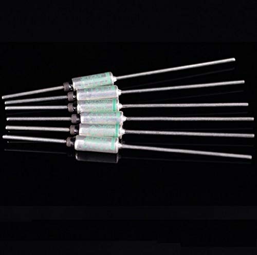 Huyhuyhuy Tool Part for 100Pcs SF240E SEFUSE Cutoffs Thermal Fuse 240 C 240 Celsius Degree 10A 250V