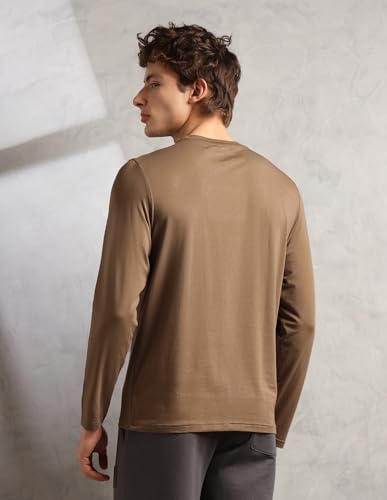 Image of U.S. Polo ASSN. Mens PE006 Supima Cotton Brethable Full Sleeve Lounge T-Shirt