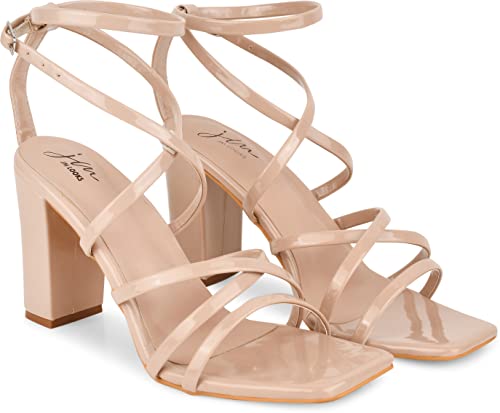 Image of JM LOOKS Fashion Casual Strappy Block Heels Sandals For Womens & Girls TSH-1-X