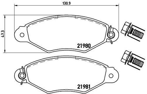 Brembo P 23 098 - Pastiglia Freno - Anteriore