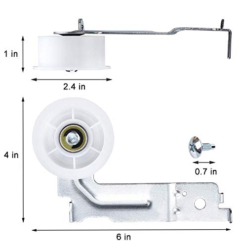 Image of Upgraded Pulley Belt Parts for Samsung Dryer, 6602 001655 Dryer Belt and DC93-00634A Idler Pulley [Enhanced ],DC61-01215B Tension Spring,Replacement dv45h7000ew,dv48h7400ew,dv42h5000ew,dv48j7700ew