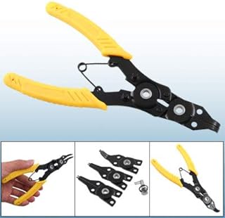 Aexit 4 in Hand Operated Tools 1 Internal External Clip Ring Pliers Set Hand Tool Model:43as76qo68