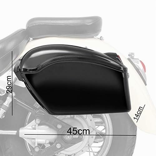 Maleta Lateral de Moto Craftride Negra DP1571