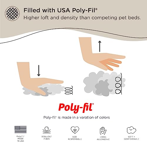 Best Friends By Sheri The Original Calming Donut Cat And Dog Bed In Lux Fur Oyster, Small 23X23 #TOP2