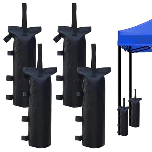 vaolmlop Gewichte Für Pavillon 4 Stück Gewichte Pavillon Sandsäcke Zelt Oxford Stoff 50x22cm Mit Fixierter Nagel 600d Sandsack Beschwerung Für Strand Zelt Garten