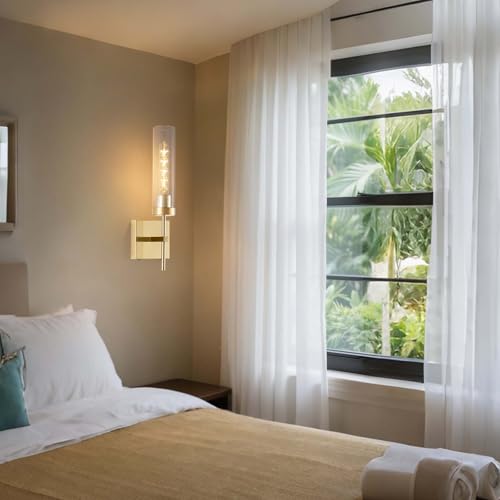 Image of Battery Operated Wall Sconce,Rechargeable Wall Light 8000mAh Fast Chargin Dimmable 3000K /6000K 2Color Bulbs Endurance 100 Hours Infinitely with Remote Control Wall Sconce Set of 2 for Bedroom Living