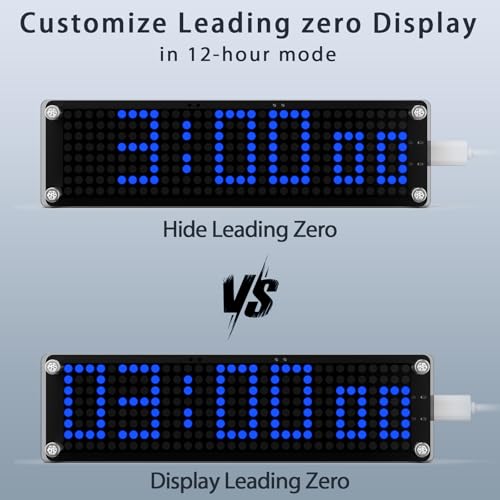 LED WiFi Sync Clock with Seconds,Digital WiFi Clock for Bedroom,WiFi Auto Time Sync, Accurate Timekeeping, Low Light Display, Easy Setup - Image 2