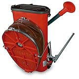 Fuelle con lona plástica Pulmic Dragon 12K Espolvoreador de Fuelle Manual de Espalda, 12 kg, Rojo y Negro