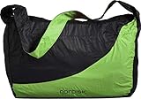 Nordisk Malmö 25 Shopping Bag Umhängetasche Tasche, Black/Peridot Green