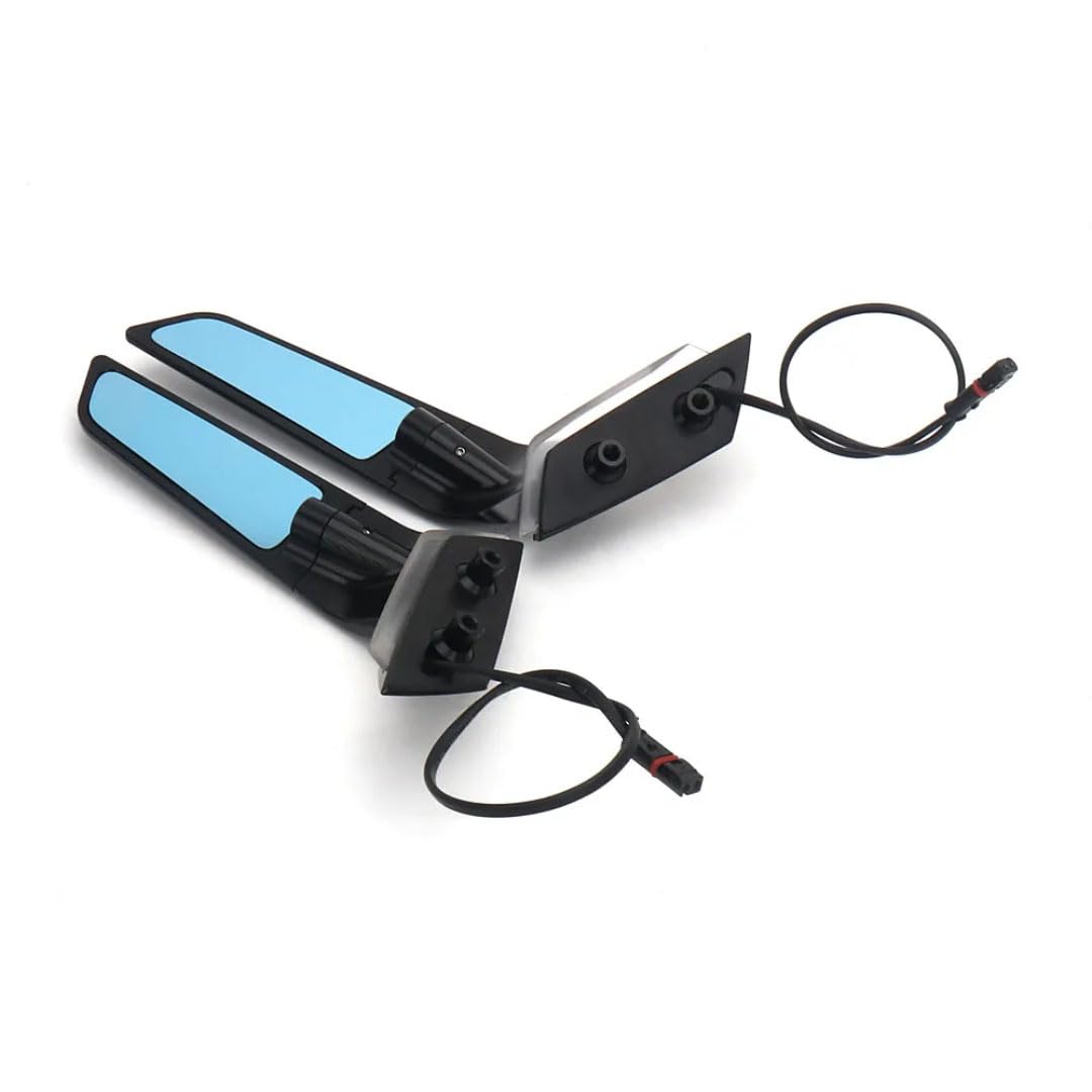 Zuphte Motorcycle mirrors for BMW S1000RR 2019-2025, Motorcycle Rearview Rear View Side Mirrors With Turn Signal Light