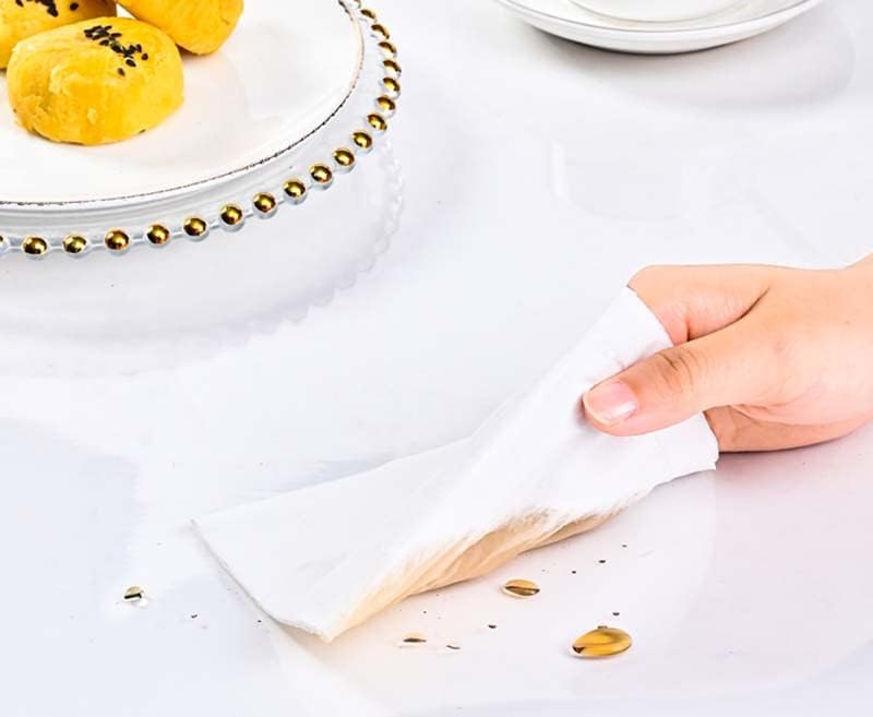 Miniatura 8 de KATE Funda transparente de escritorio de 0.069 pulgadas, tapete de vinilo de plástico para mesa de comedor, protector de mesa de comedor,