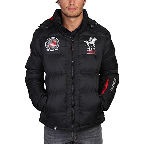 Preisvergleich Produktbild Geographical Norway Cardinal Herren Winterjacken, Parka, Jacke, Mantel, schwarz
