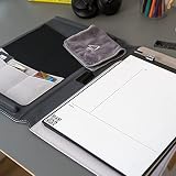 Rocketbook Pokrowiec na kapsułkę do Orbit Executive - pokrowiec w 100% nadający się do recyklingu z uchwytem na długopis, zapięciem magnetycznym i wewnętrznym schowkiem - szary