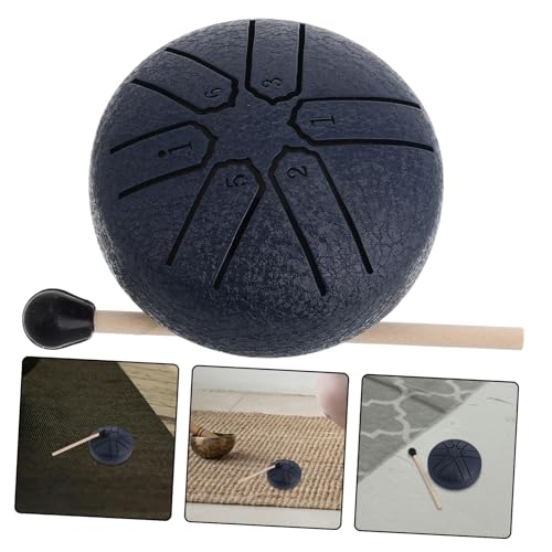 Mini Tambor Steel Tongue Drum Azul portátil miniatura 7